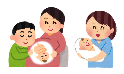 無痛分娩イラスト